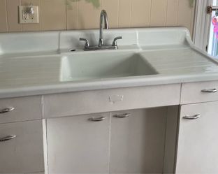 Vintage Cast Iron Sink