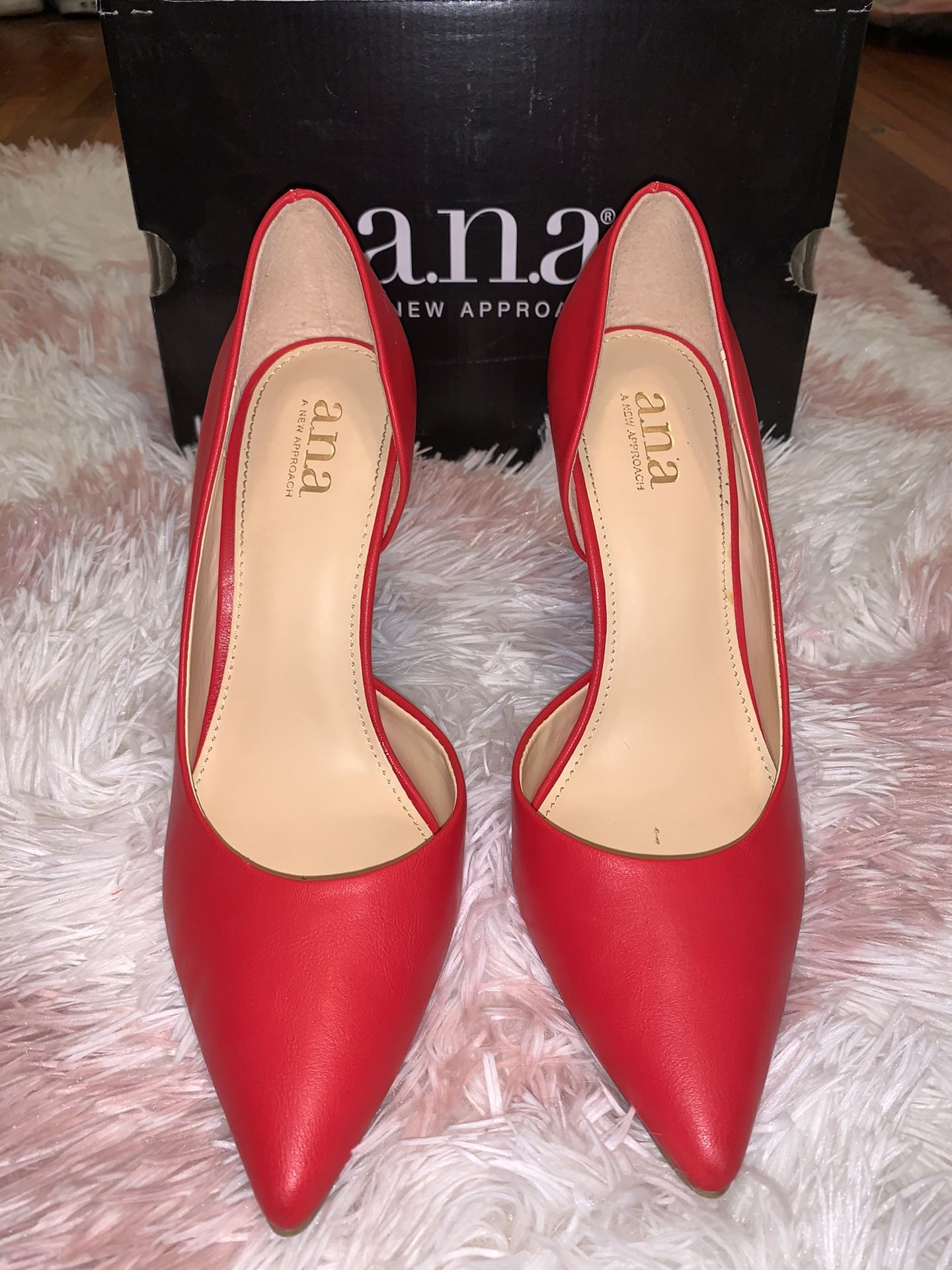 A.N.A bright red heels