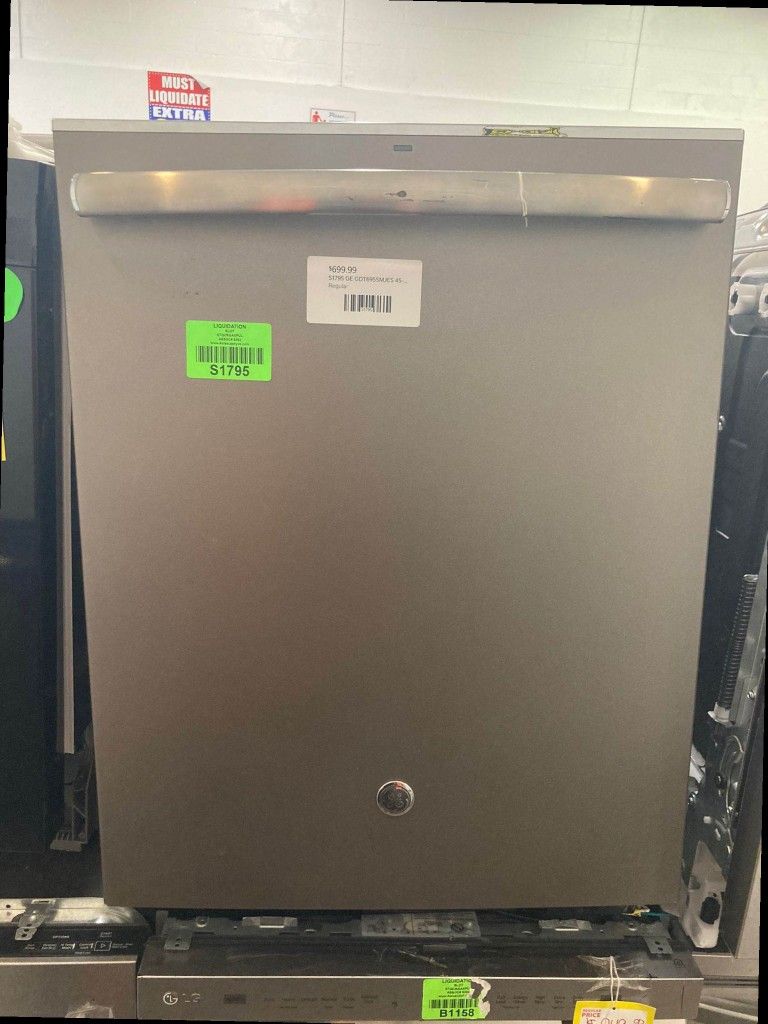 GE GDT695SMJES 45Decibel Top Control 24in BuiltIn Dishwasher for