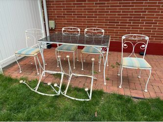 Patio furniture-metal.