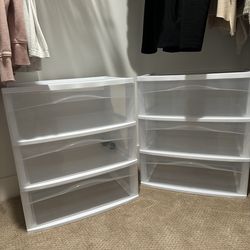 Plastic drawers