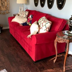 Red sleeper Couch 