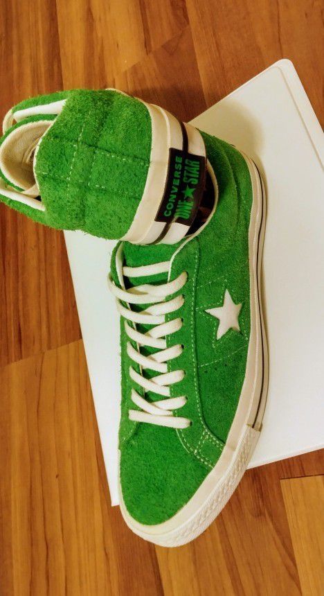 One-Star Converse (Apple Green)