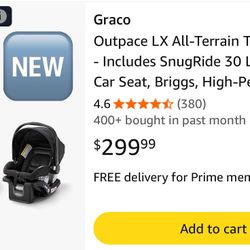 Graco Outpace LX All-Terrain Travel System (includes stroller and car seat)