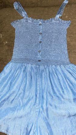 Denim Romper