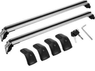 Motofansclub SUV Luggage Rack Cross Bars 116 x 20 x 12.5 With Keys