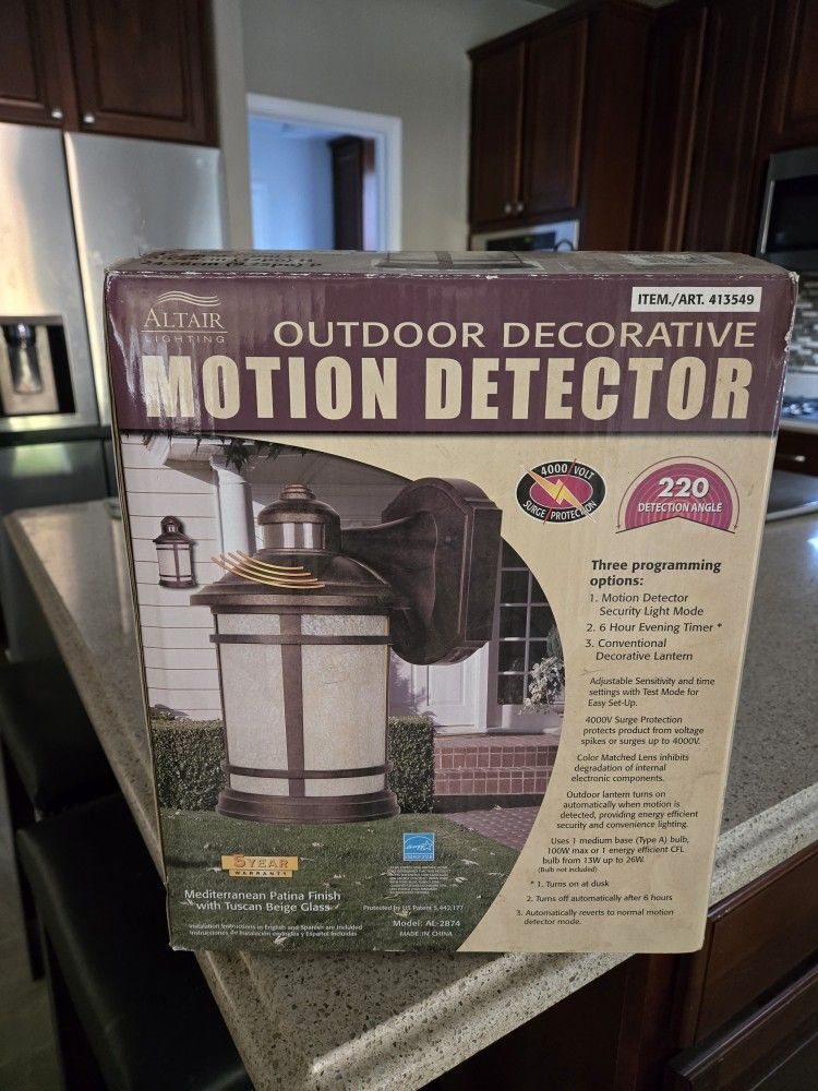 Outdoor Motion Detector