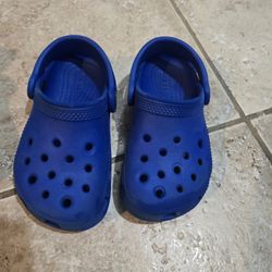 Blue Boys Crocs 8 Size 8
