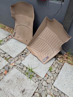WeatherTech Tan Front Floor Mats Set