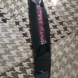 Brand New universal carbon fiber rear trunk spoiler wing “missing the mounts”