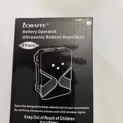 Loraffe Battery-Operated Ultrasonic Rodent Repellent