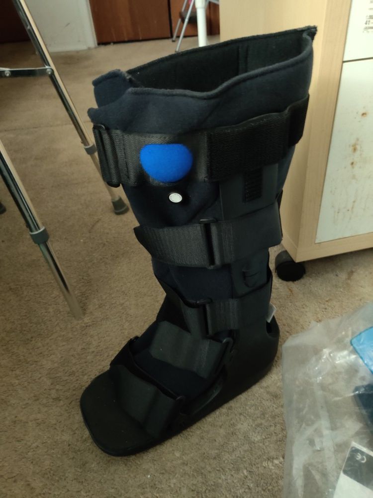 Tall Pneumatic Walking Boot | Orthopedic CAM Air Walker Cast for Broken Foot & Sprained Ankle Brand New