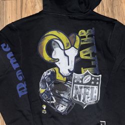 New Men’s Size Medium Los Angeles Rams Hoodie 