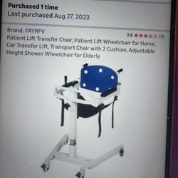 Chair Lift For Patients 