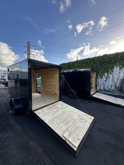 New 6x12 Enclosed Cargo Trailers