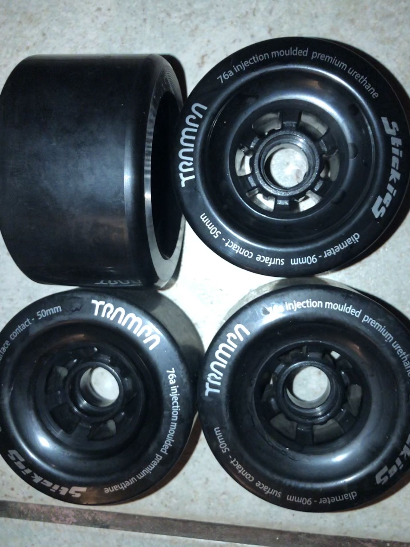 Trampa stickies longboard wheels (90mm 76a)