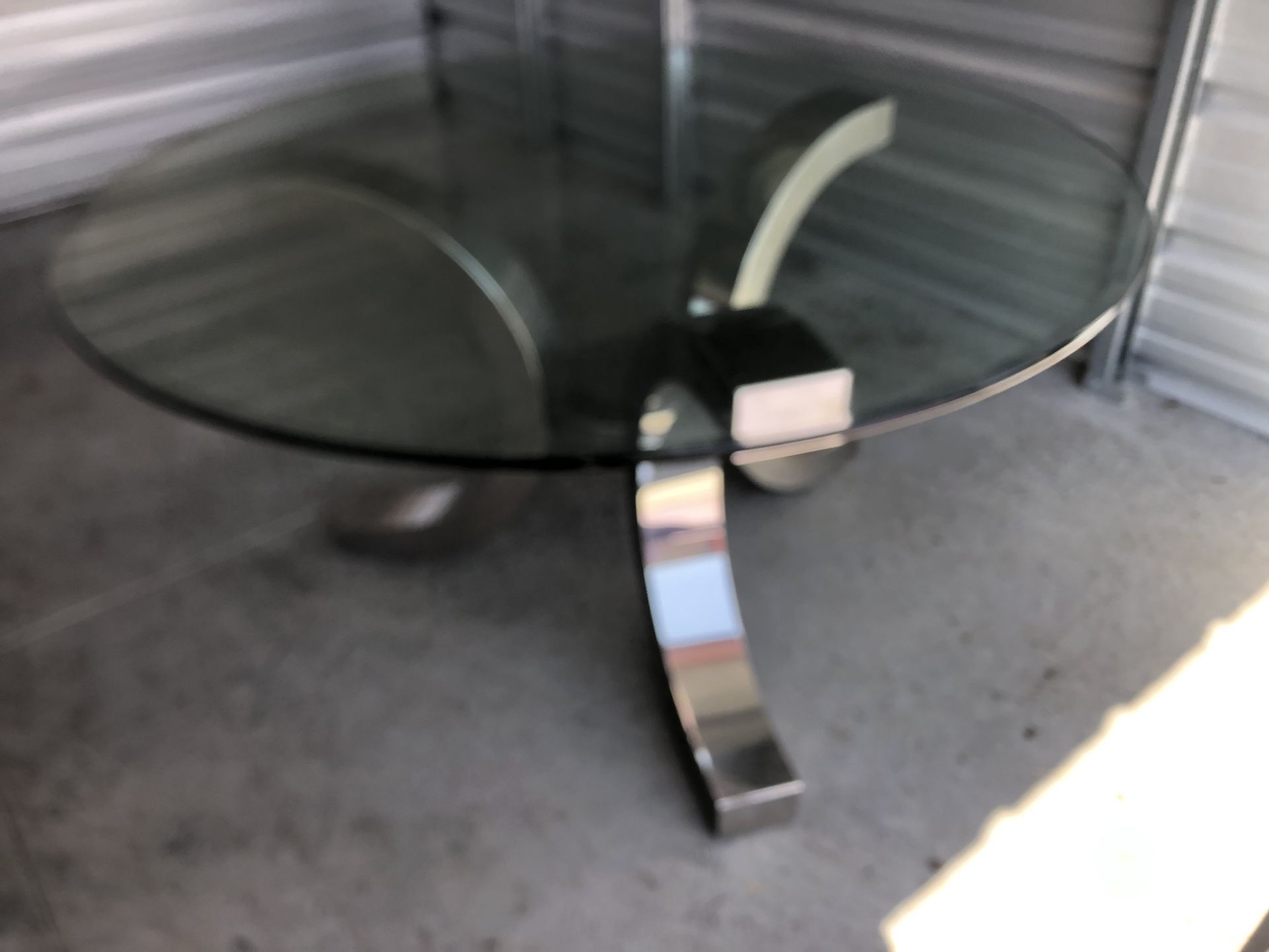 Glass Top Table
