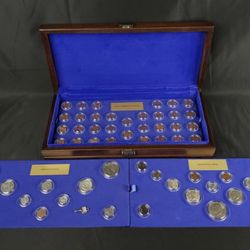 US PRESIDENTIAL SERIES OBSOLETE COINAGE, LINCOLN MEMORIAL SET W/ DISPLAY LOCKING CASE