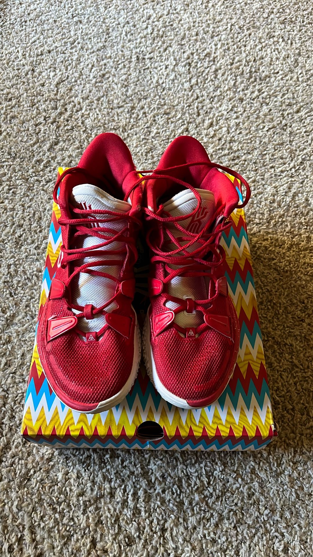 Nike Kyrie 7 - University Red, Size 10