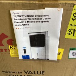 Evaporative Portable Air Conditioner Cooler Fan 