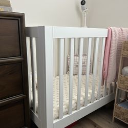 Babyletto Mini Crib And Newton Mattress