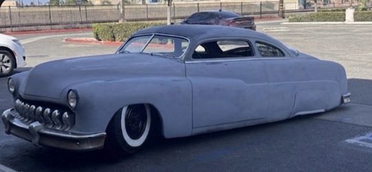 1951 Mercury Chopped Bagged Small Block Chevy 383 Stroker Rat Rod Lead Sled