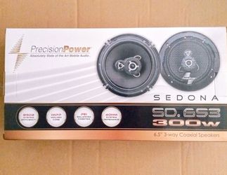 Precision Power 6.5 Door Speakers Brand New In The Box