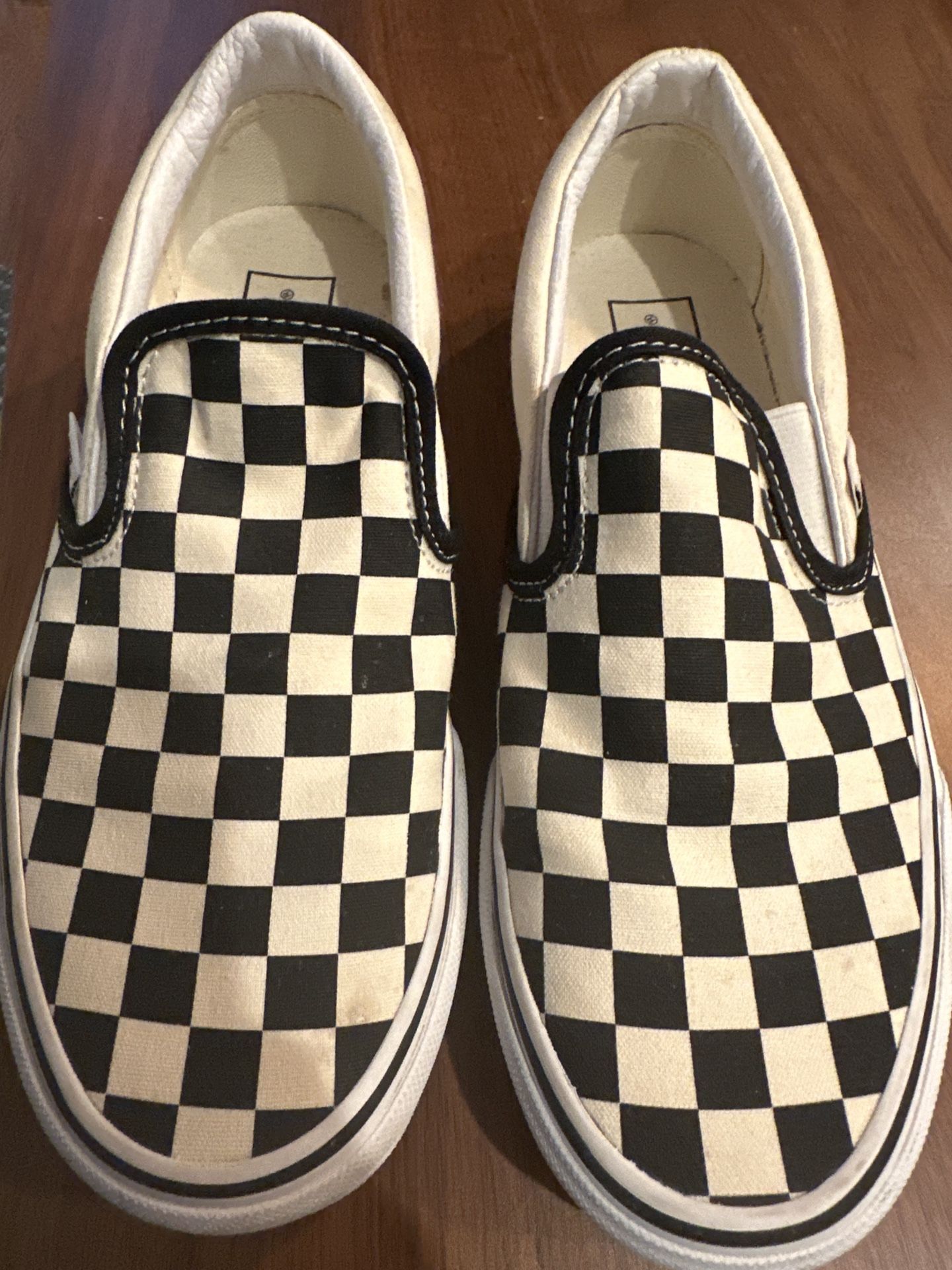 Vans Classic Slip-On Checkerboard Skate Shoes
