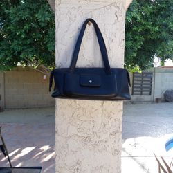 MONSAC Original Black Leather Handbag