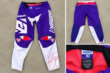 Answer Racing Youth Size 10 MX Pants