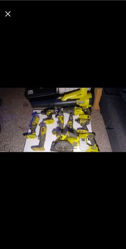 Ryobi ONE+ 18V Cordless 10-Tool Combo Lot - Bare Tools