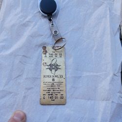 Super Bowl XX Brass Key Chain