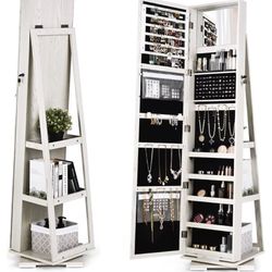 Jewelry Stand With Mirror 