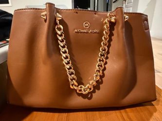 Michael Kors Brown Leather Handbag