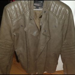 Forever 21 Faux Leather Motorcycle Jacket Small