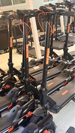 Relayway Electric Scooter Black and Orange