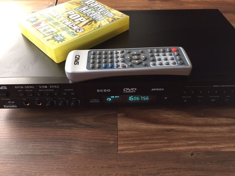 CAVS DVD-203G USB INX2 Karaoke Player w/ Remote