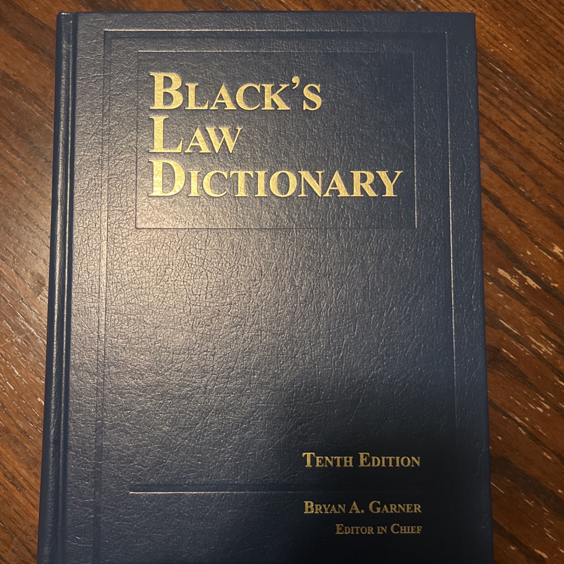 Black’s Law Dictionary- 10th Edition