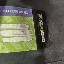 Unisex 2x Scrub Pants W Drawstring New With Tags