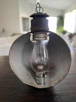 Antique Inspector Railroad Lantern 