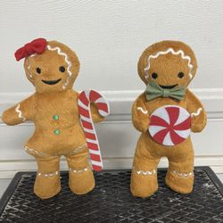 STANDING  GINGERBREAD GIRL & BOY $5