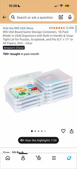 Plastic Storage Bins