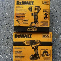 Dewalt drill and impact driver ( taladro y de impacto nuevo)