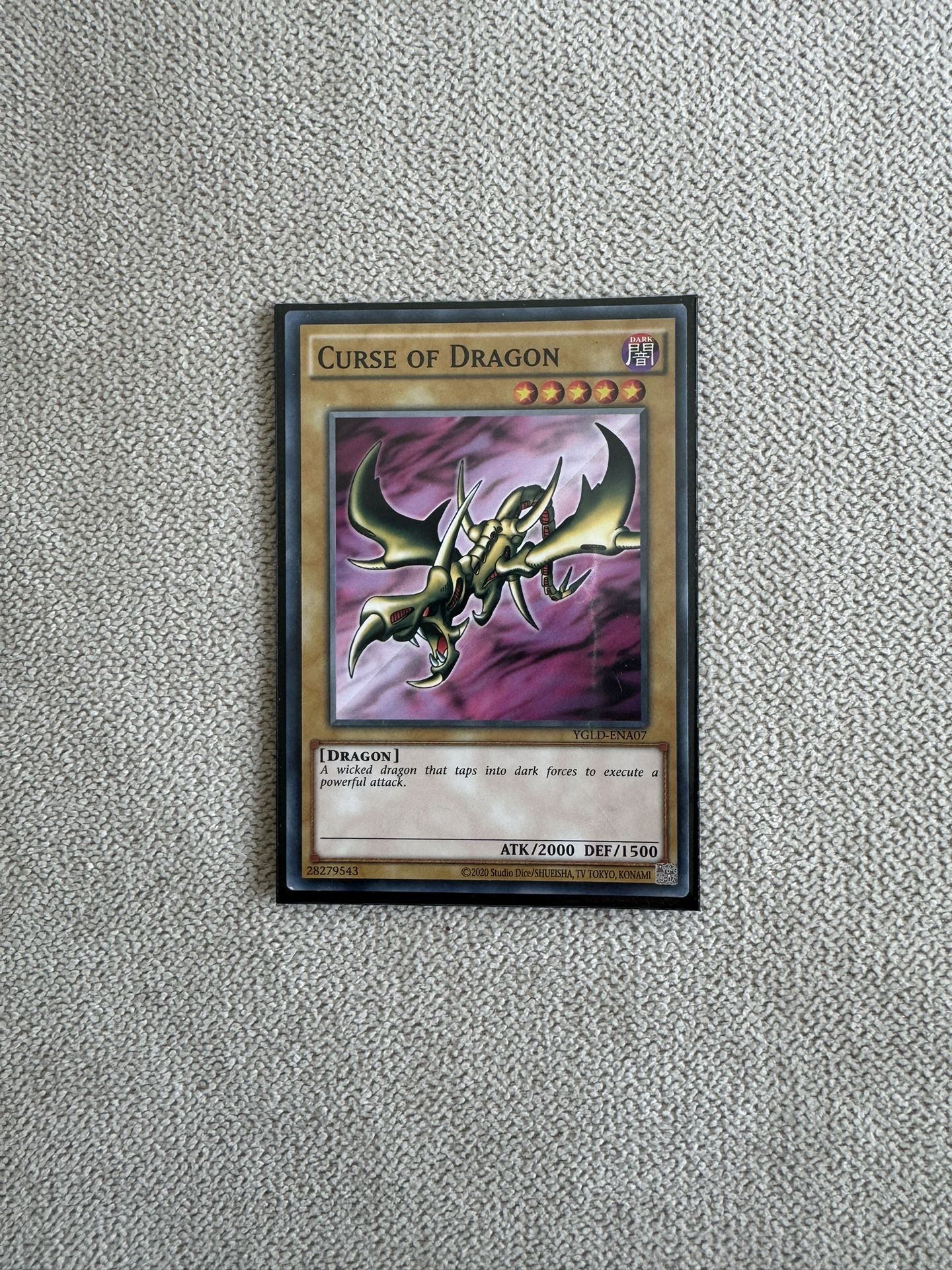 Curse Of Dragon Yu Gi Oh Card