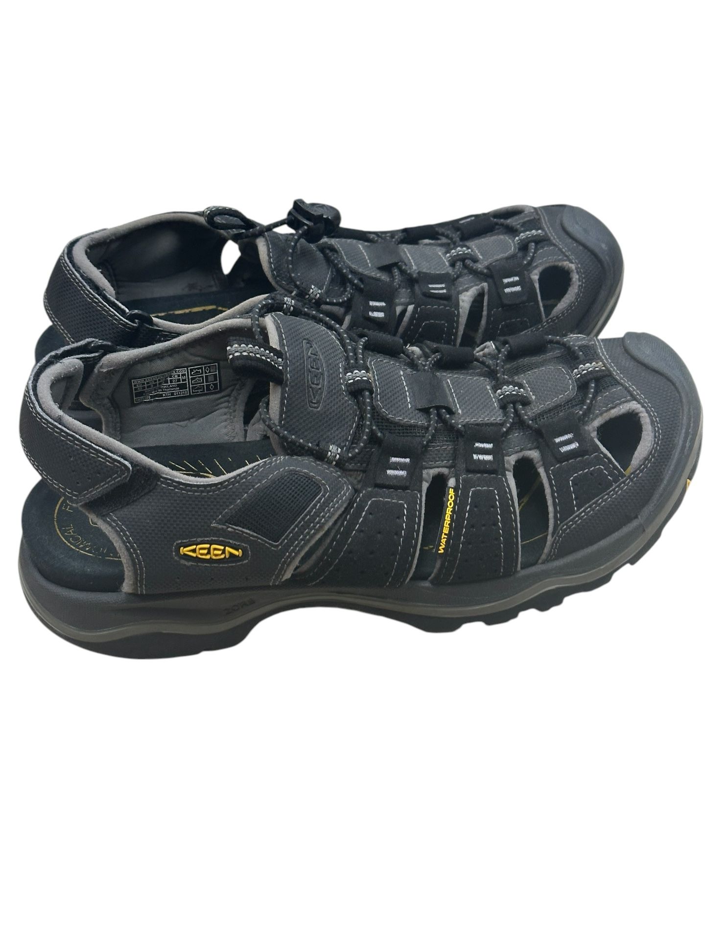 Keen Newport H2 Sandals Men’s 9 US Black Waterproof Closed Toe Hiking 42 EU