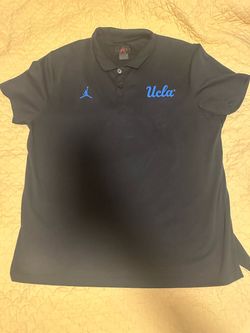 Jordan Brand UCLA Black Blue Polo Shirt XXL Streetwear