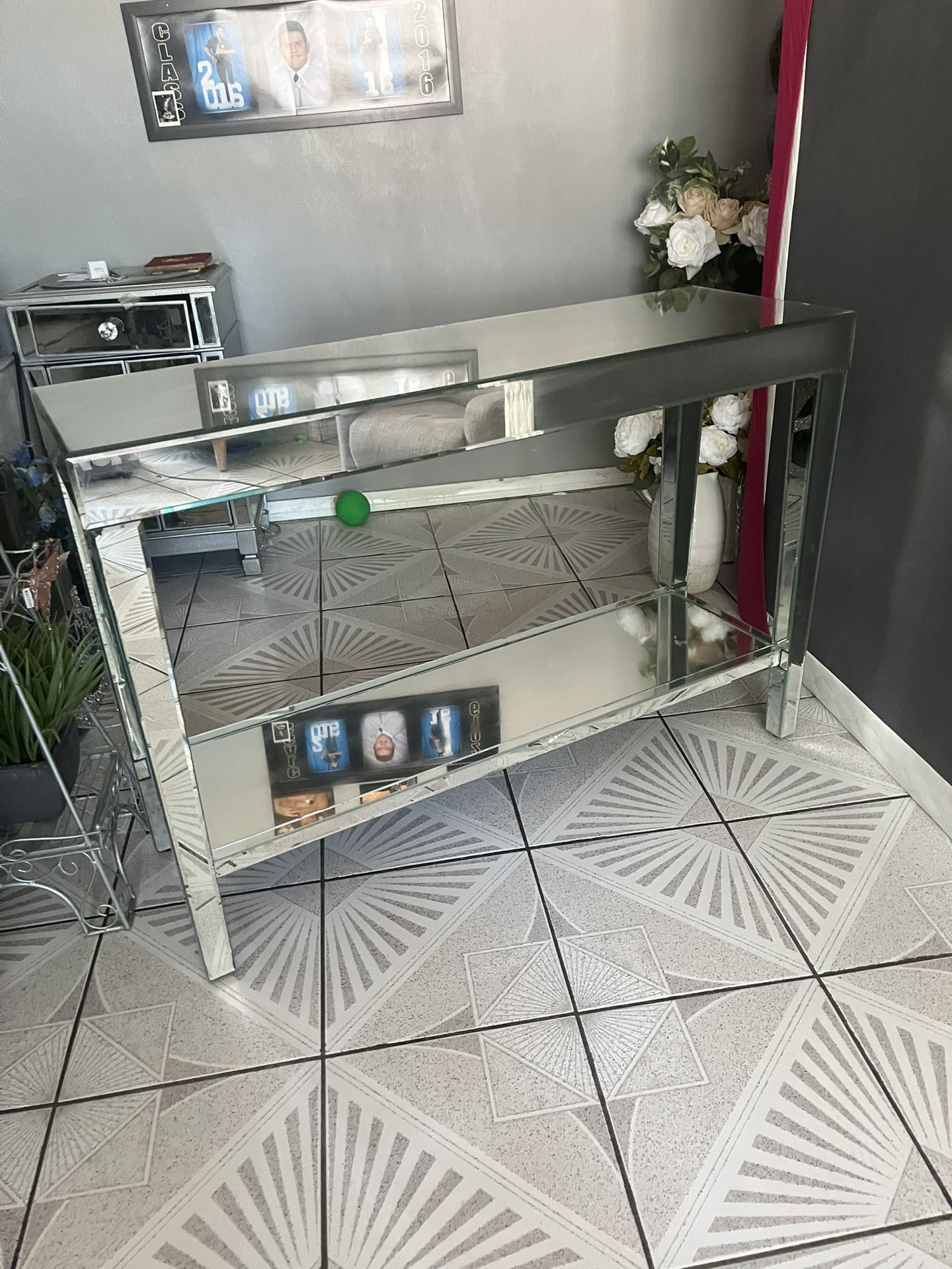 Mirrored Console Table
