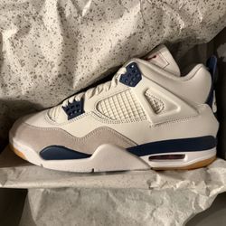 Air Jordan 4 Nike SB Navy Size 8.5