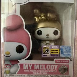 Funko Pop! My Melody (Metallic) #91 – SDCC 2025 Limited Edition – 1500 PCS – Hello Kitty