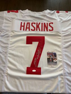 Dwayne Haskins Signed Ohio State Buckeyes #7 Jersey Autographed JSA COA